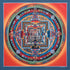 kalachakra mandala tibetan thangka painting